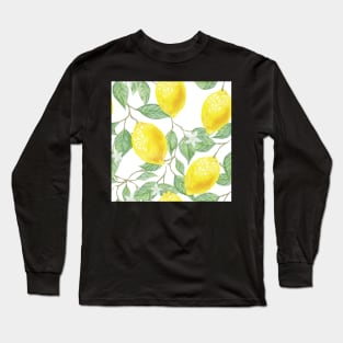 Lemon Pattern Long Sleeve T-Shirt